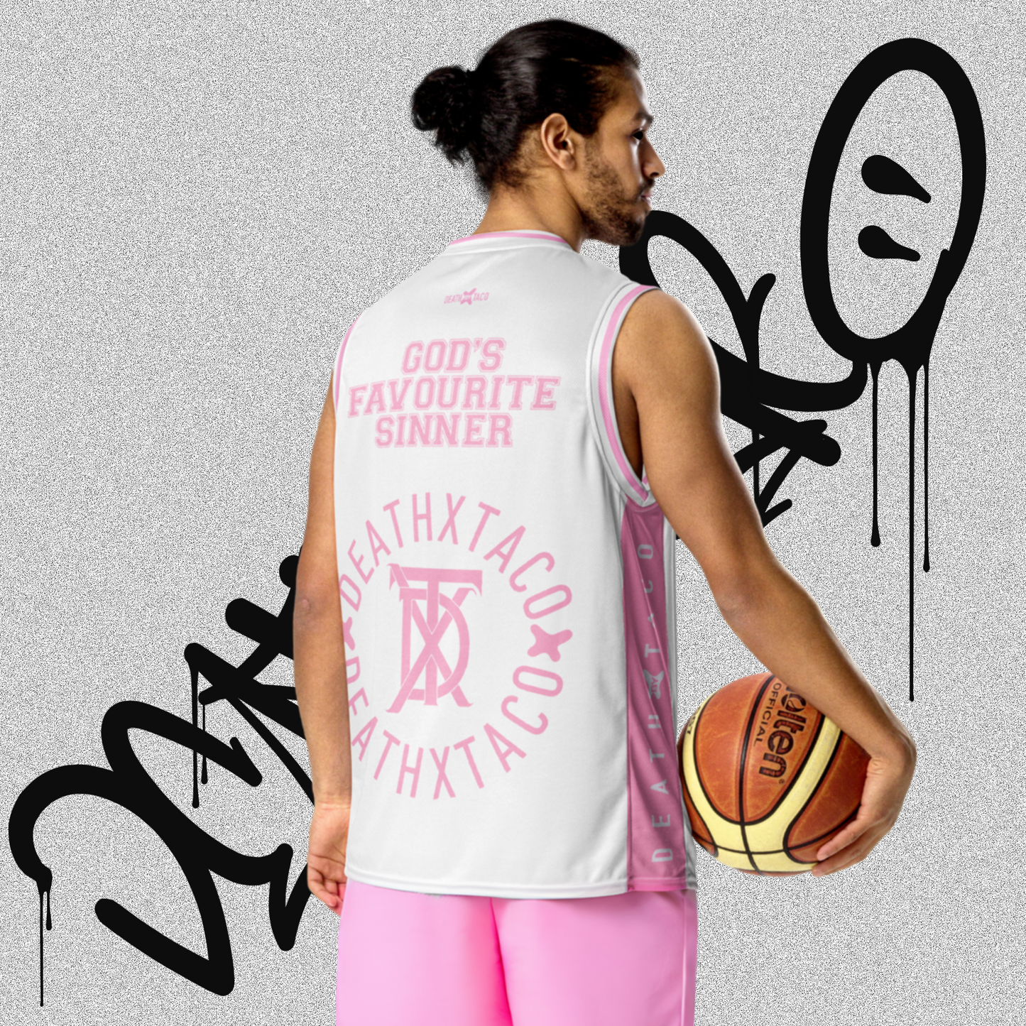 Angel Baller Recycled Unisex Basketball Jersey