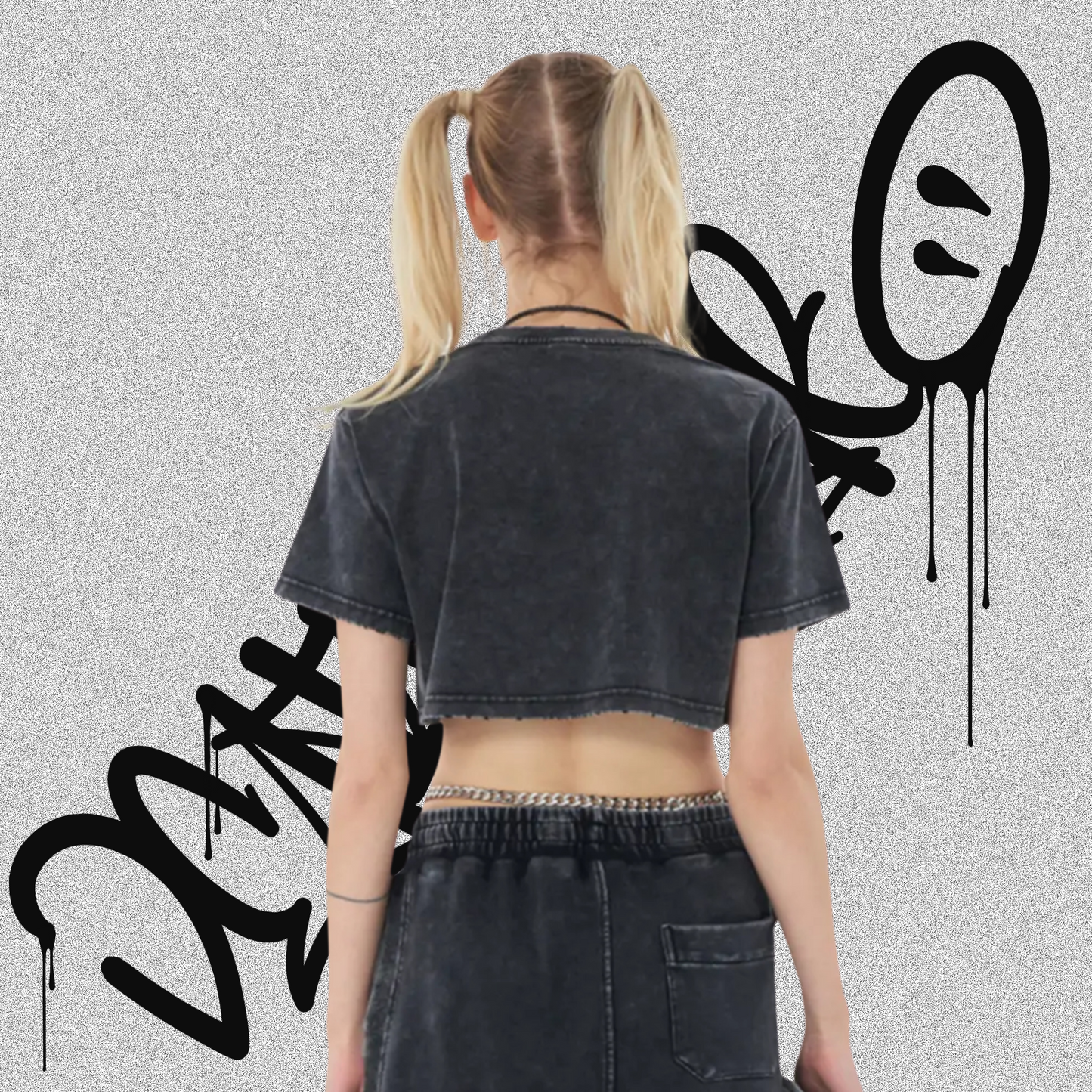 Metal Cropped Tee