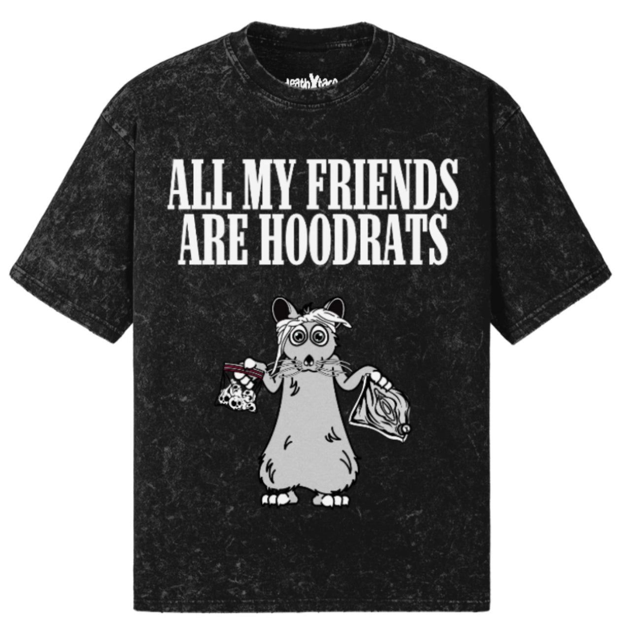 HOODRAT 260GSM Unisex Snow Wash T-shirt