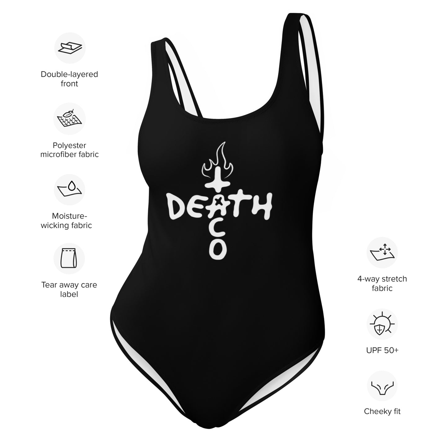 Death X Taco One-Piece Swimsuit